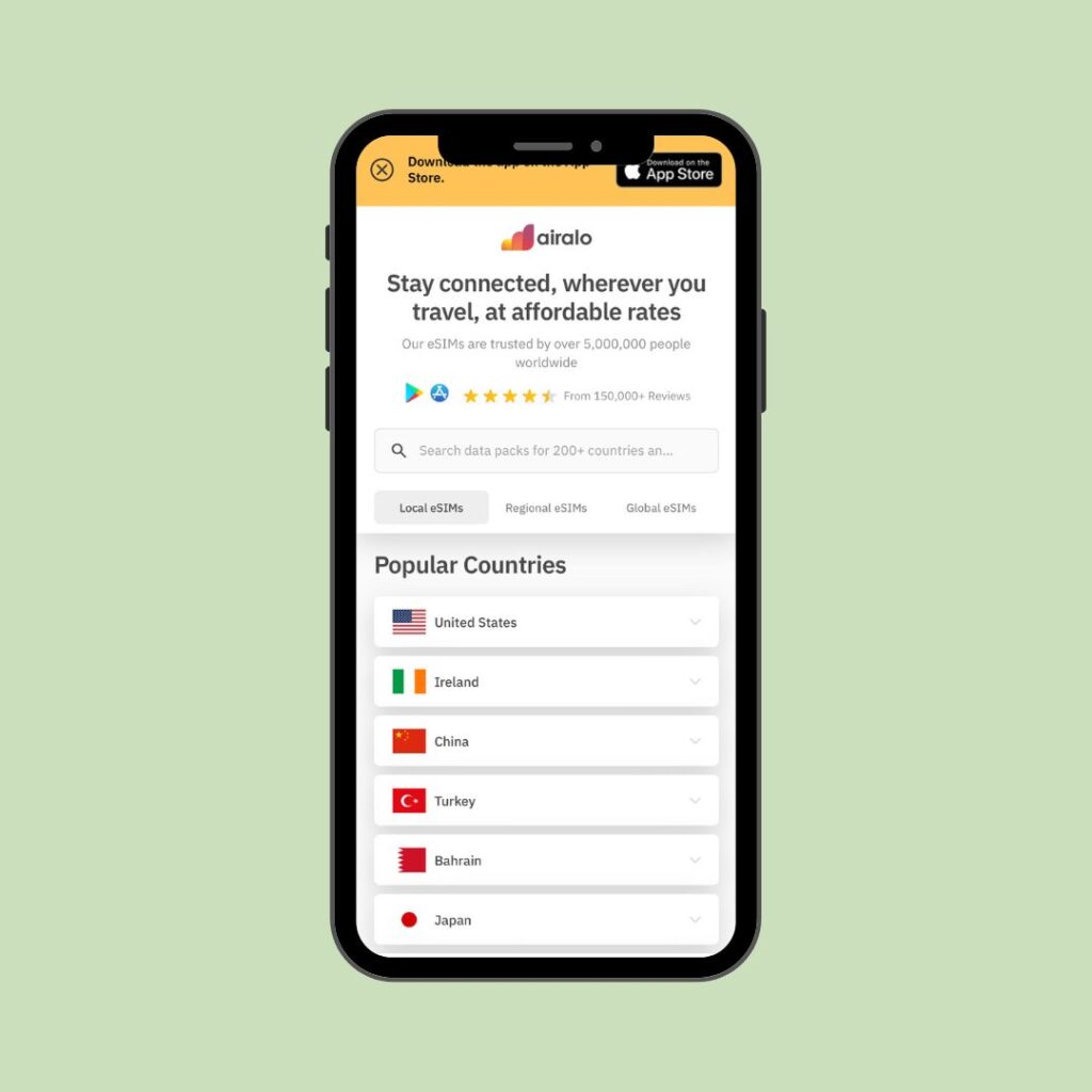 Airalo eSIM Cards for Travel
