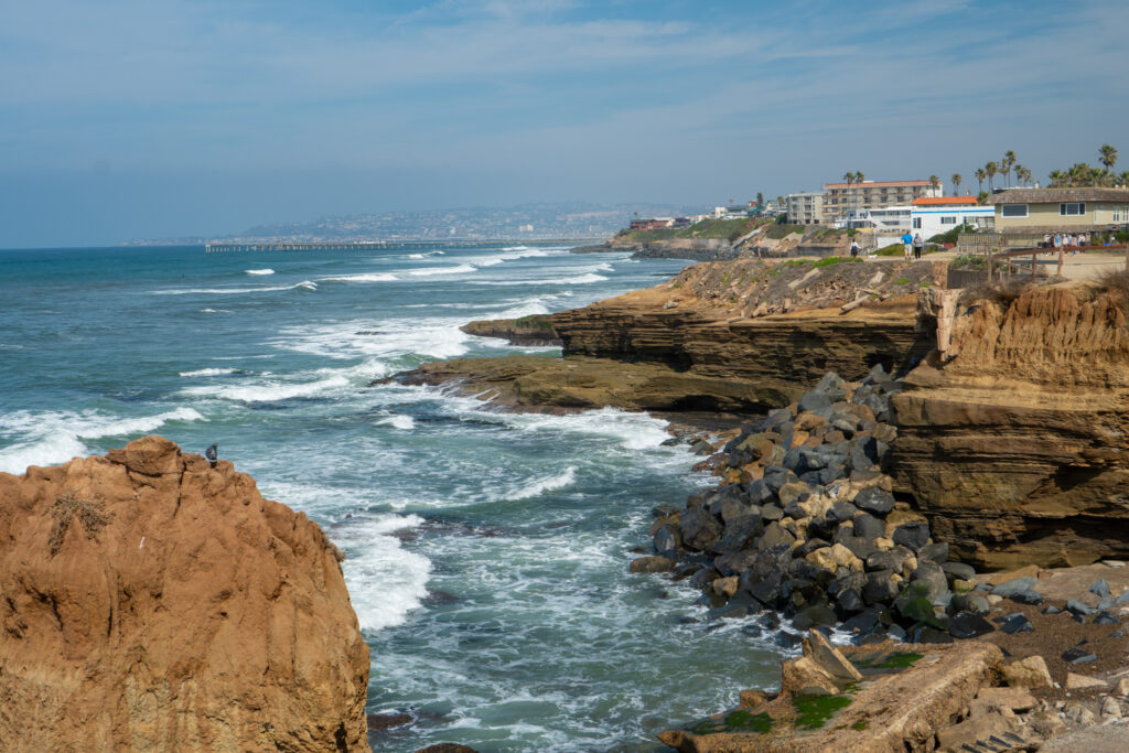 Sunset Cliffs in San Diego, CA