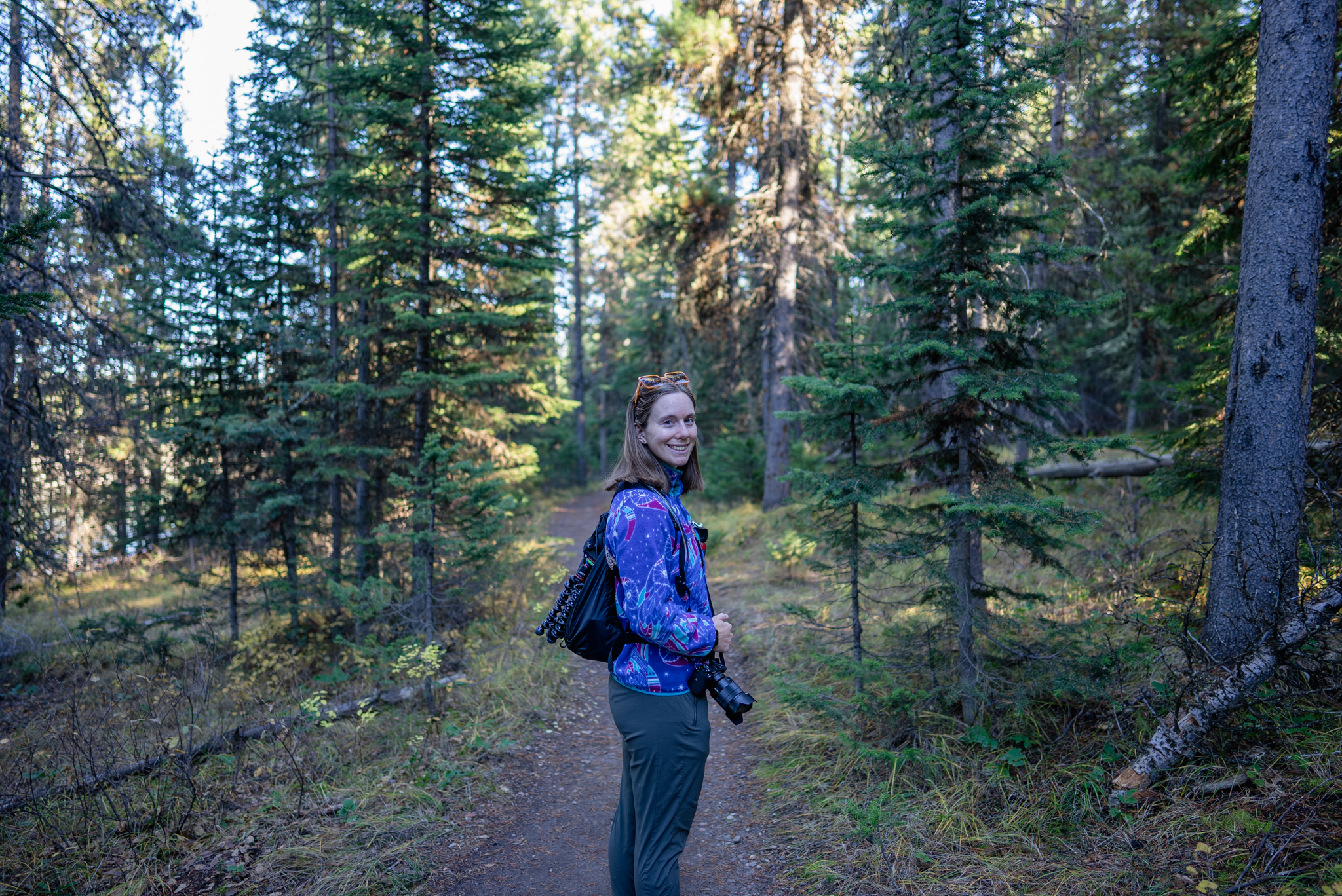 woman hiking in Grand Teton National Park