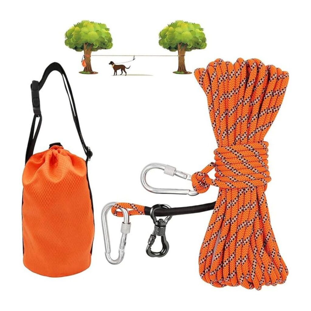 Dog Tie Out Cable for Camping