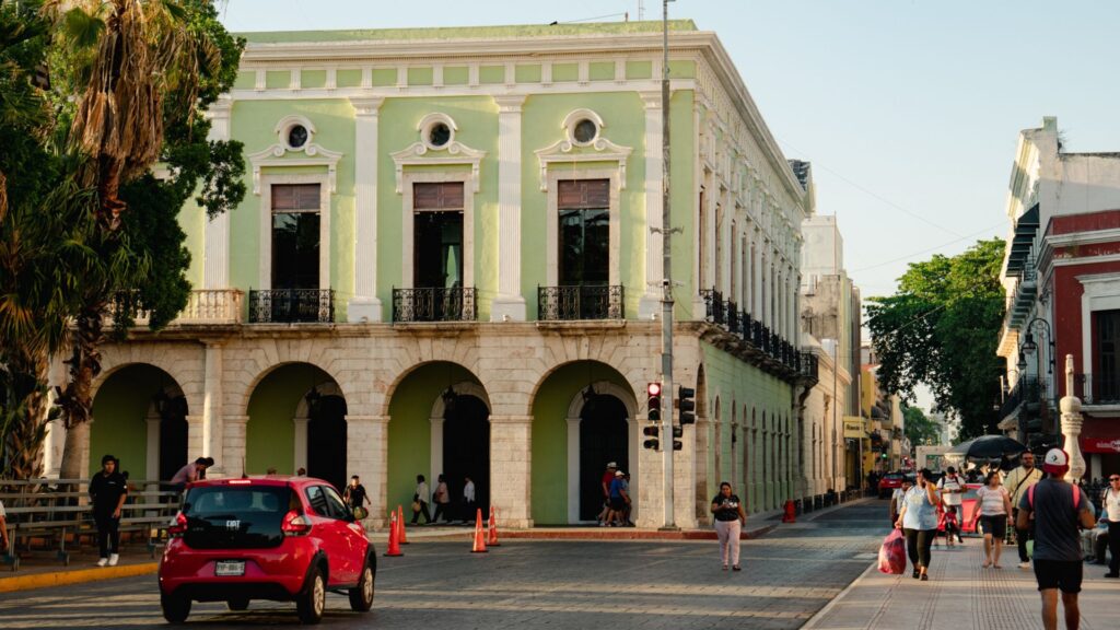 Government Building, Plaza Grande Merida Mexico