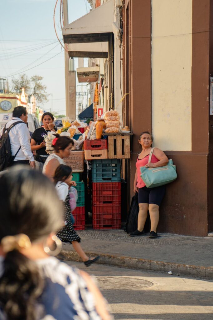 Street scene in Merida, Mexico