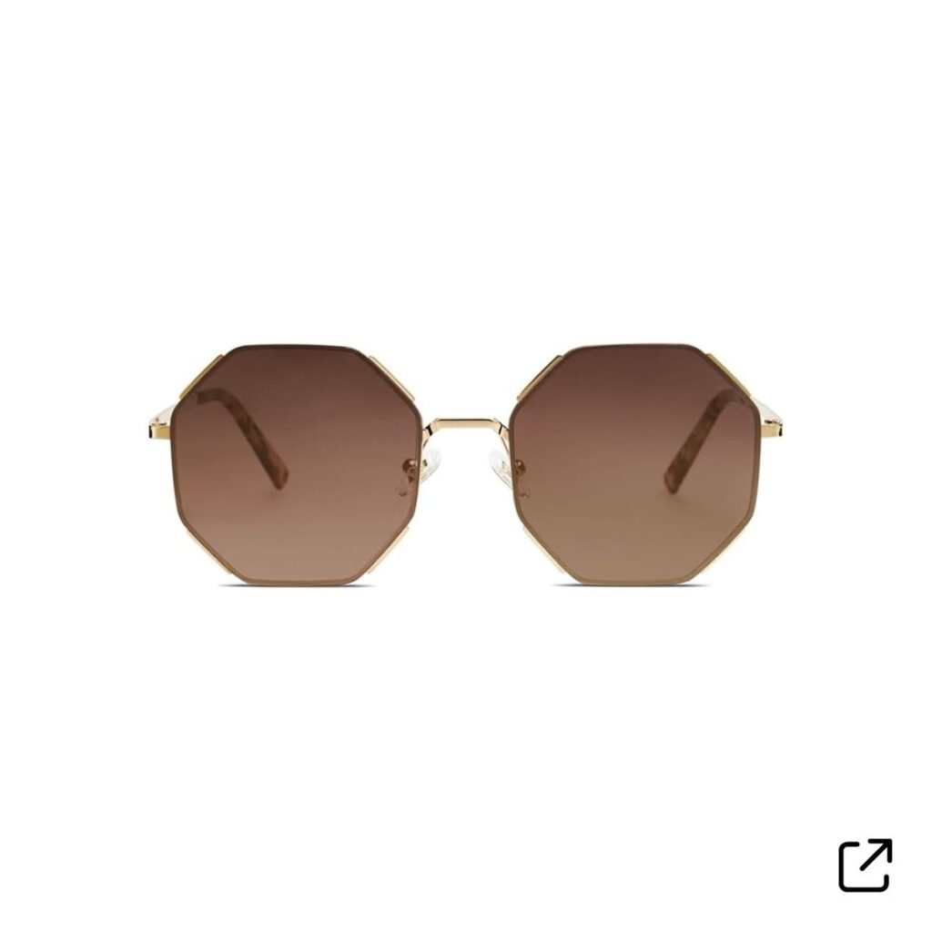 Womens Octagonal Sunglasses