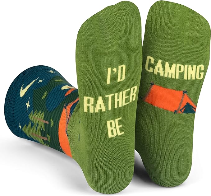 I'd Rather Be Camping Socks