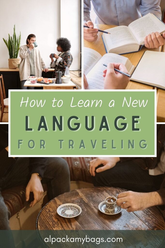 Language Learning Tips for Travel - Pinterest Cover