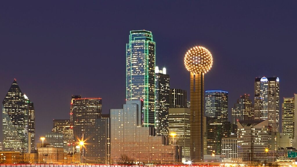 Things to Do in Dallas TX - Dallas Skyline at Night