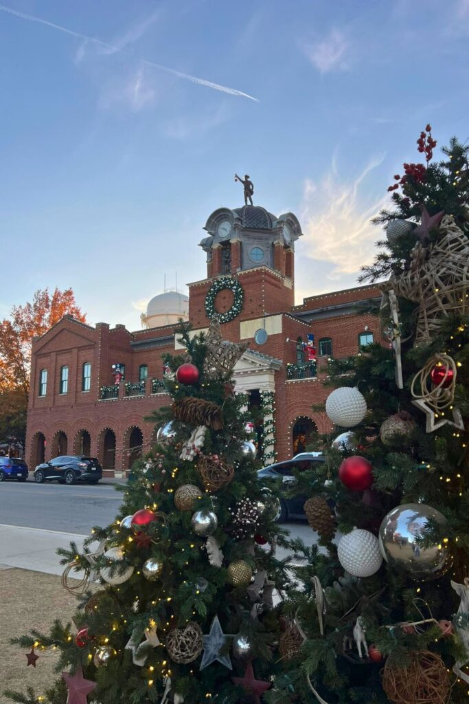 Christmas time in Grapvine Texas