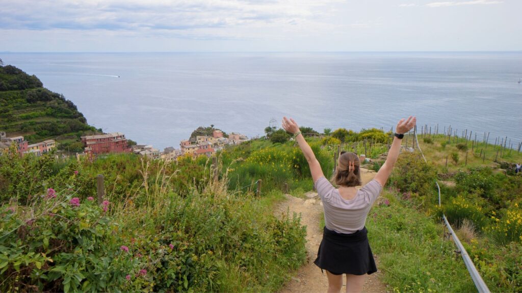 Hiking in Manarola Cinque Terre Italy