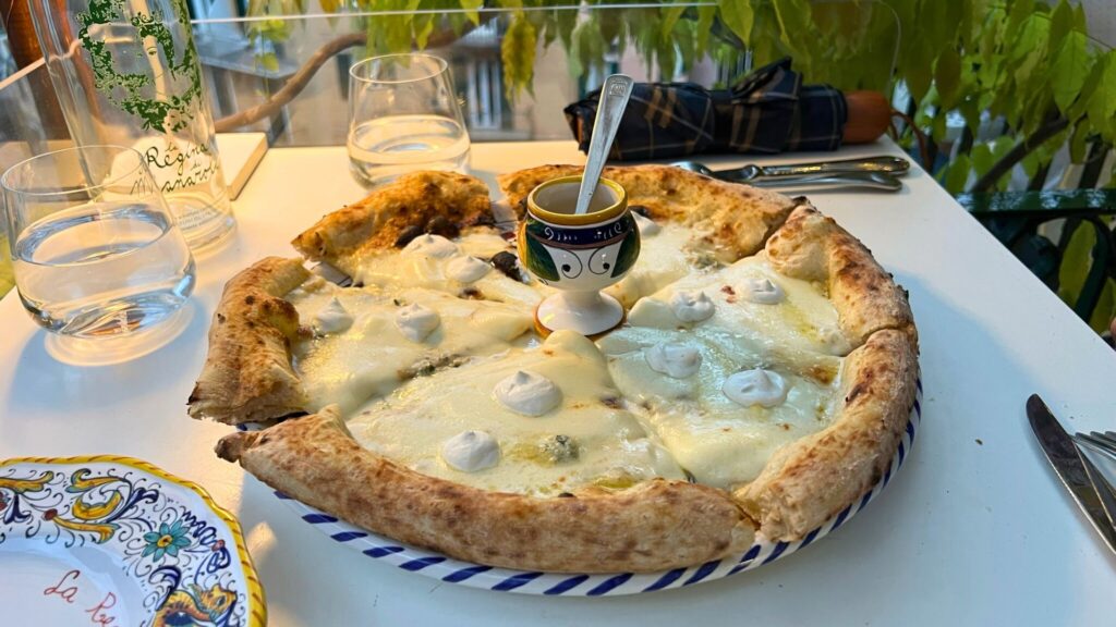 Must Try Foods in Italy - Quattro Formaggi Pizza