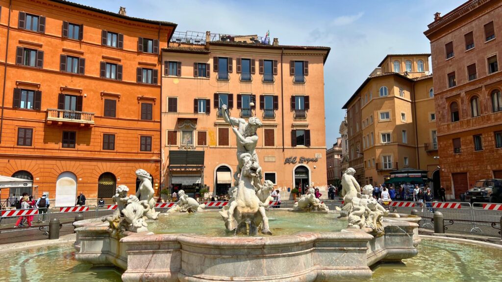 Piazza Navona Fountain in Rome