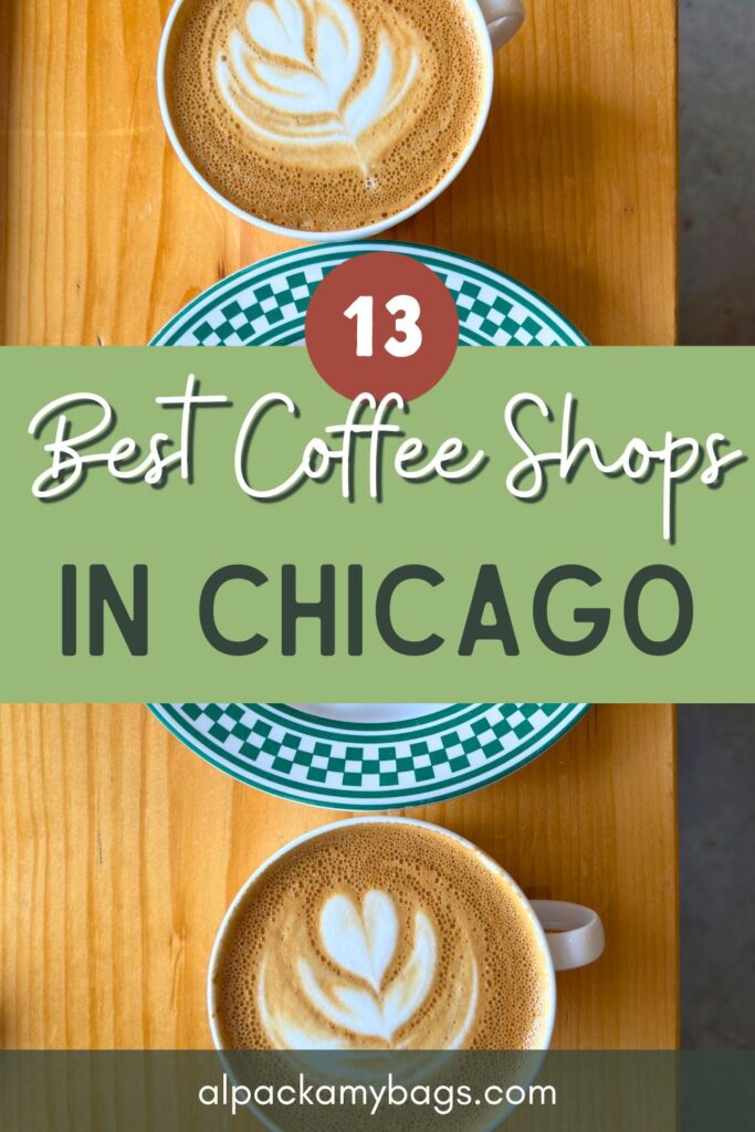 Best Coffee Shops in Chicago Pinterest Cover