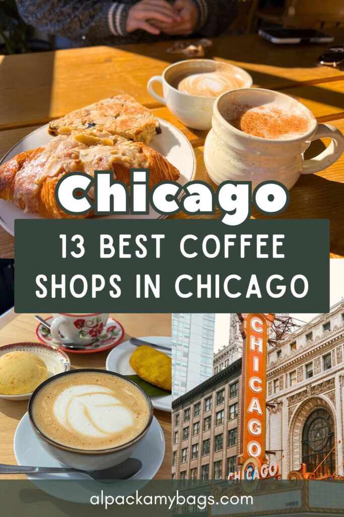 Best Coffee Shops in Chicago Pinterest Cover