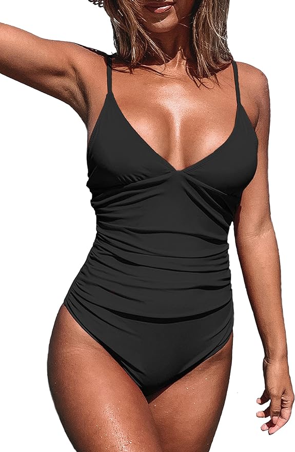 Women's One Piece Swimsuit Black