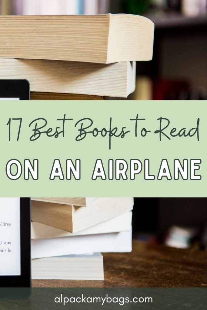 Books to Read on a Plan Pinterest Cover