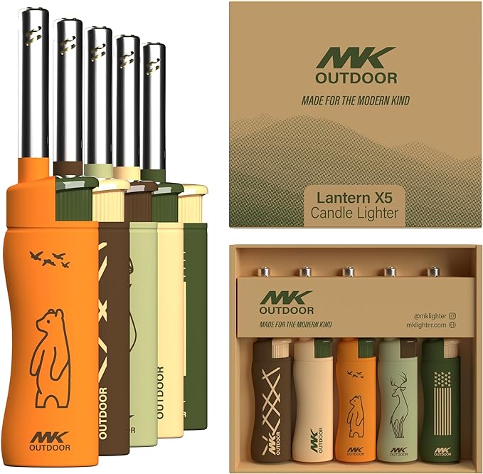 Set of lighters for camping