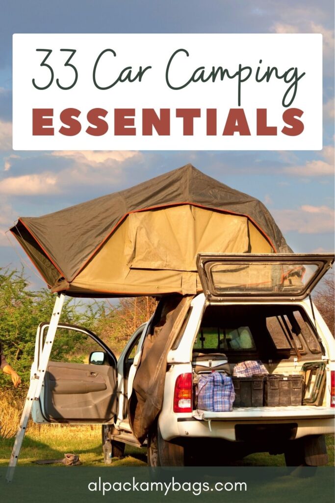 Car Camping Essentials Pinterest Cover Alpacka My Bags