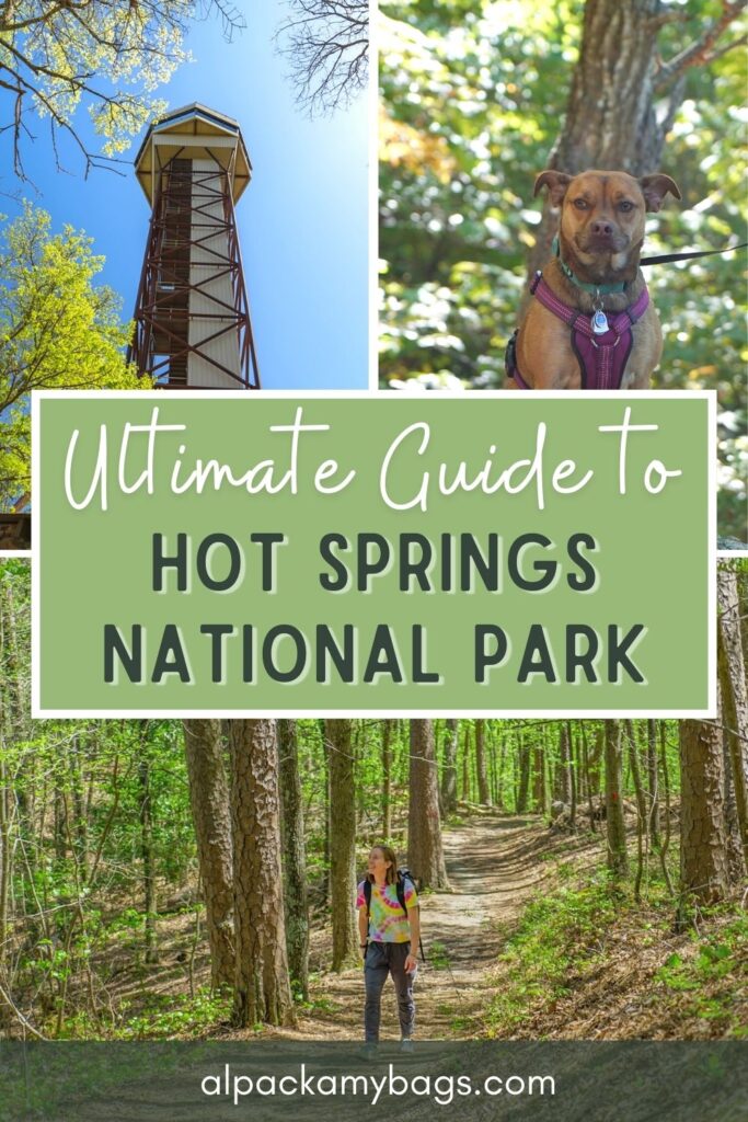 Hot Springs National Park Trails pinterest cover