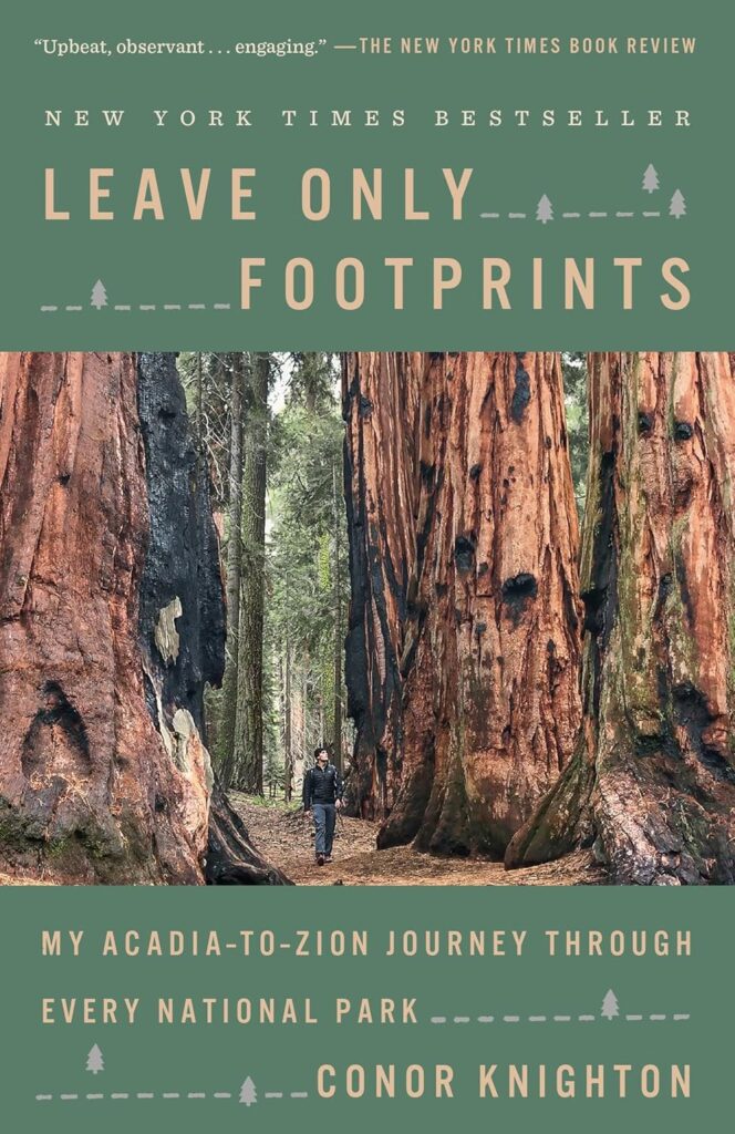 leave only footprints book