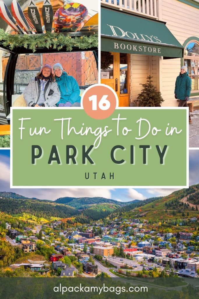 Things to Do in Park City Pinterest Cover