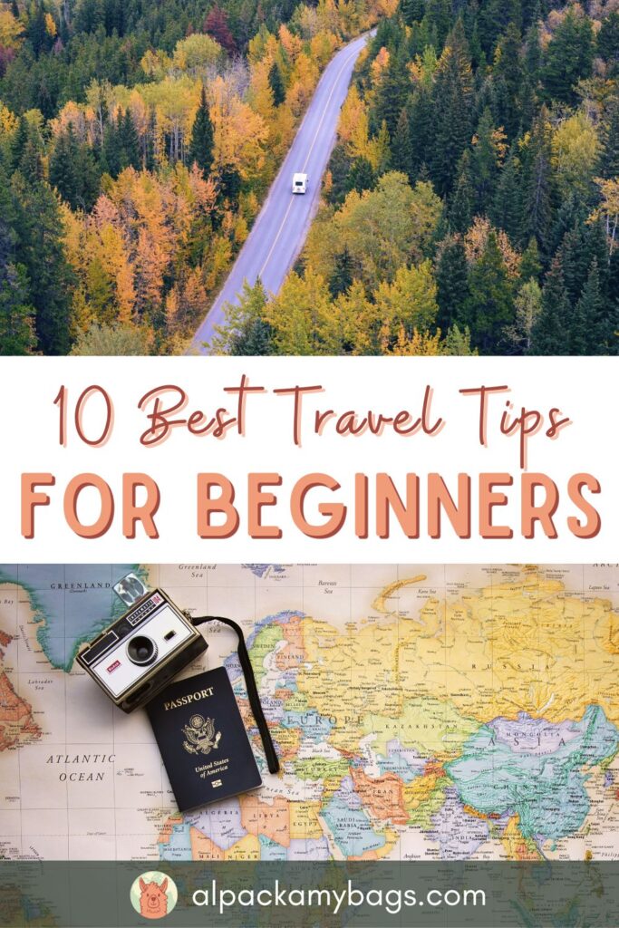 Travel Tips for Beginners Pinterest Cover