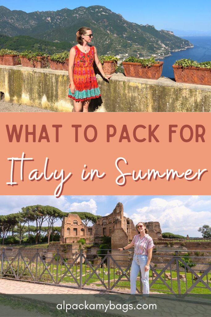 What to Pack for Italy in Summer - Pinterest Cover