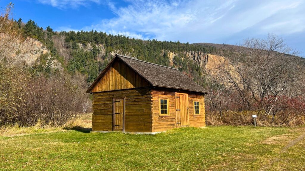 Cabin in Cap Tourmente National Wildlife Area Quebec Canada