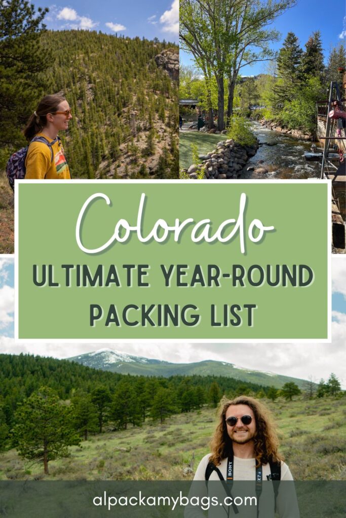 Packing List for Colorado Pin Cover