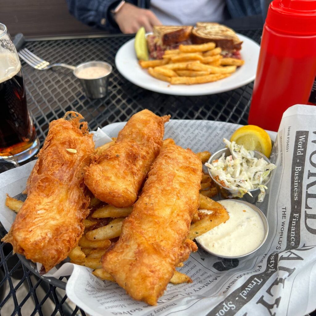 Fish n Chips from Randi's Irish Pub in Winter Park CO