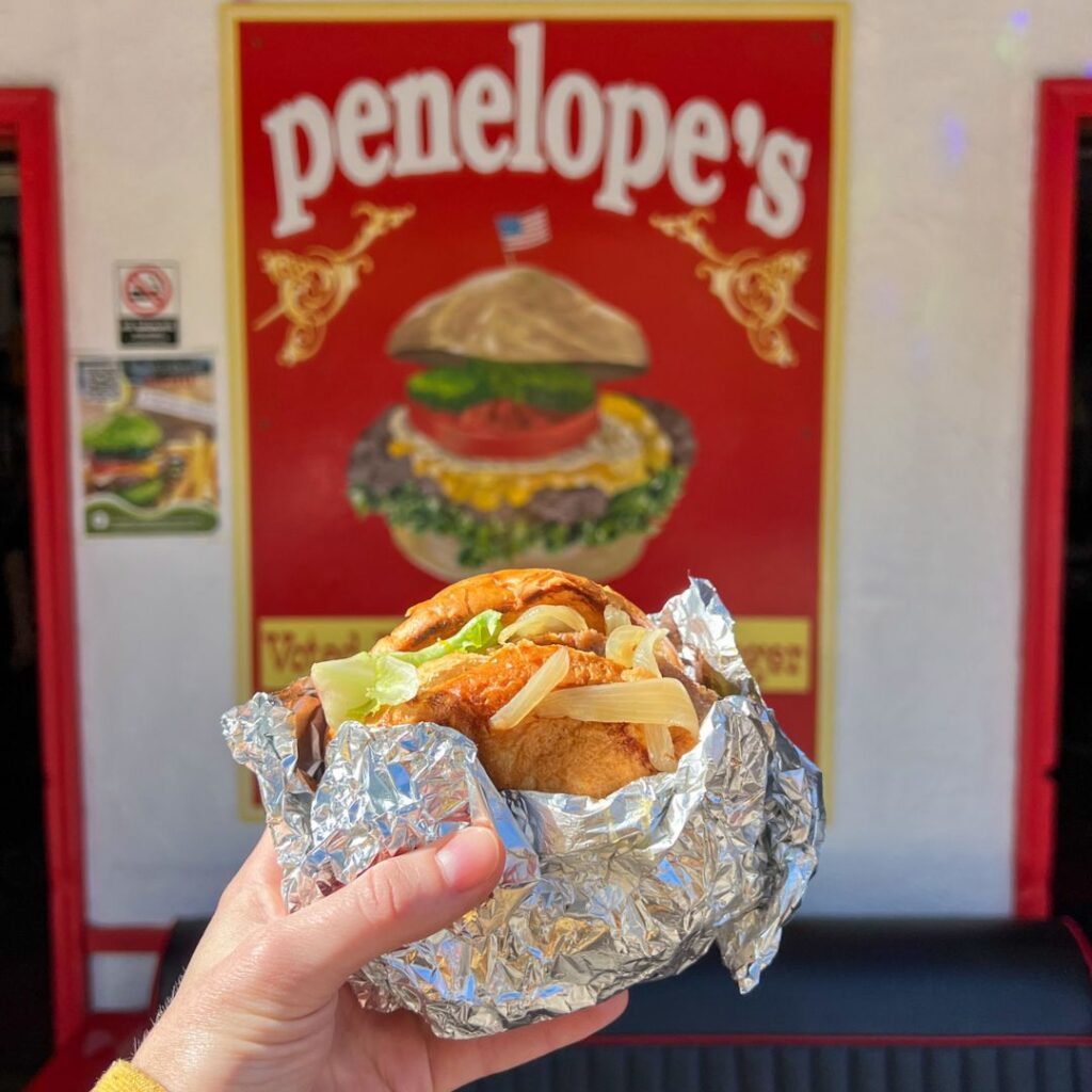 Penelopes burgers in Estes Park Colorado