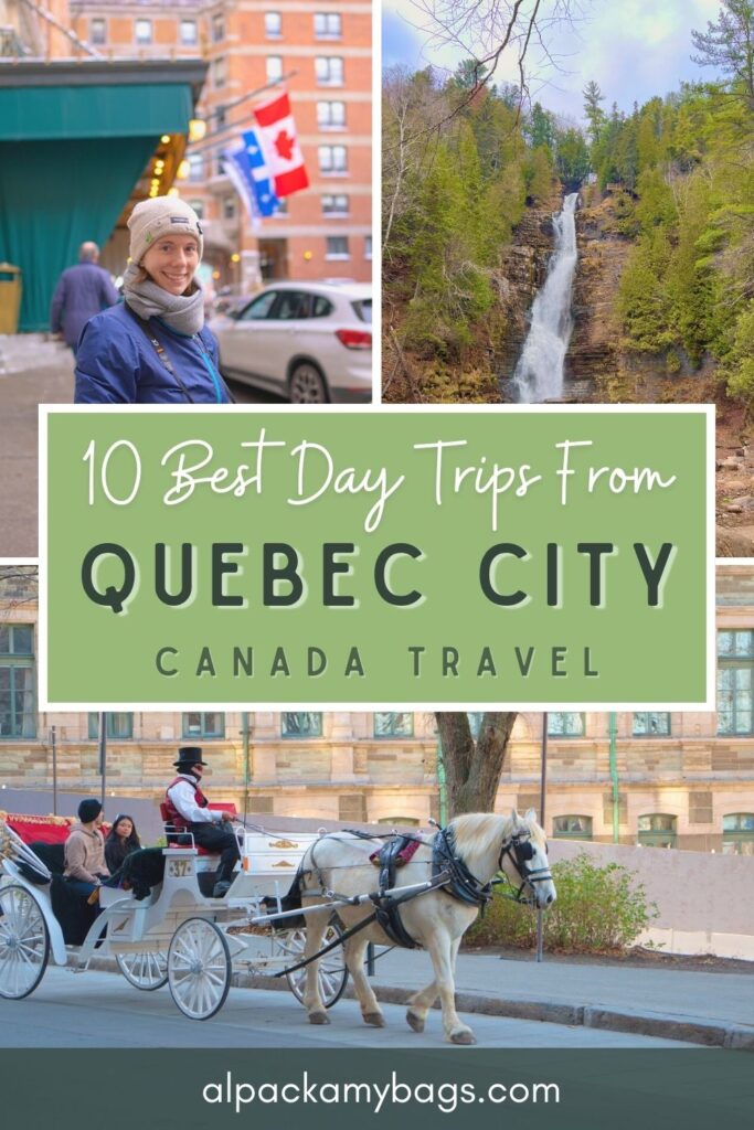 10 Best Day Trips from Quebec City Pin Cover