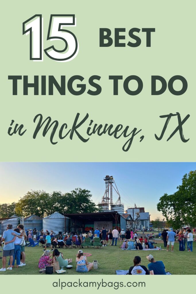 Best Things to Do in McKinney TX Pin