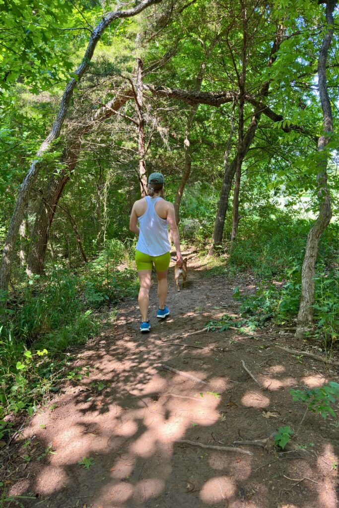 Hiking Erwin Park Trail McKinney Texas