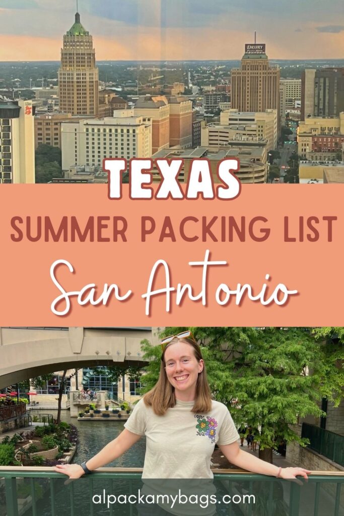 San Antonio Summer Packing List Pin Cover