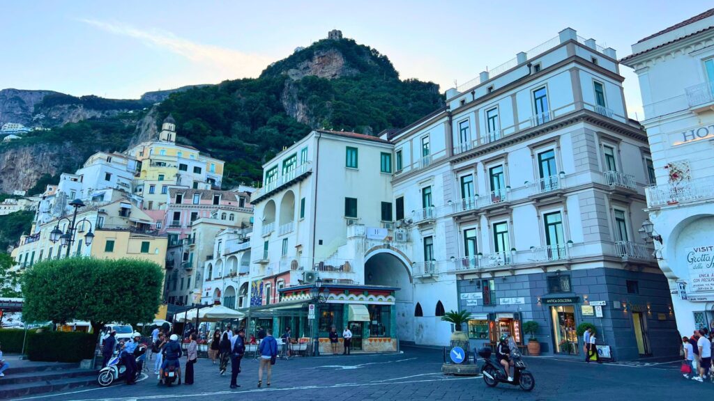 Main street in Amalfi Italy