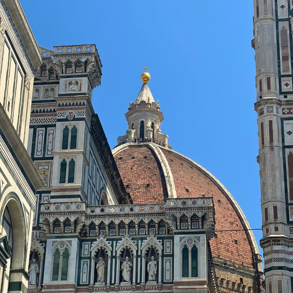 Top of the Duomo in Florence Italy