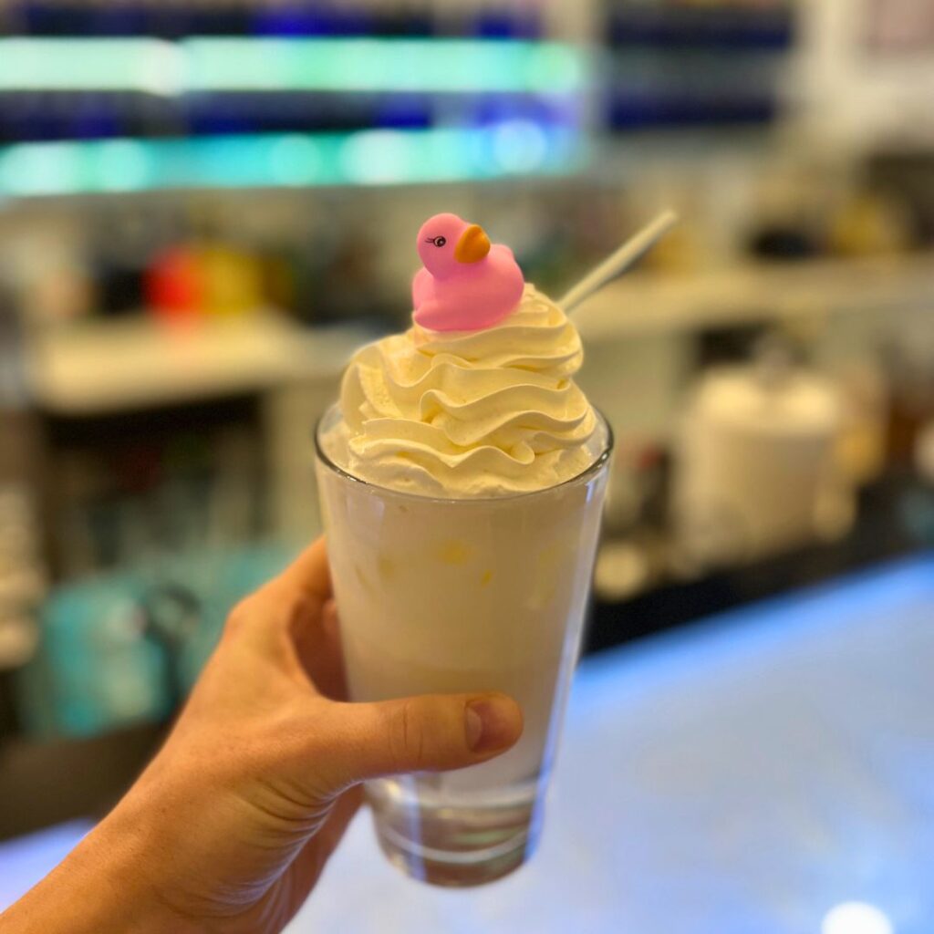 Butterbeer cocktail from Tipsy Duck Parlor