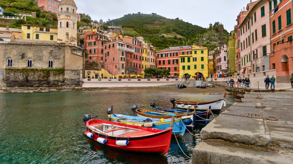 Harbor in Vernazza - Cinque Terre vs Amalfi Coast, Italy