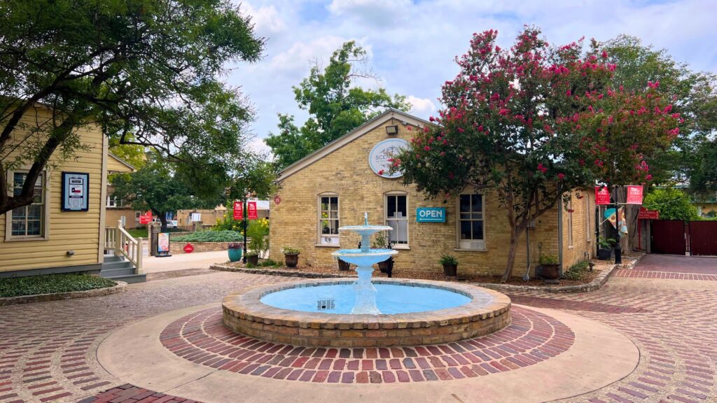 Fountain in La Villita San Antonio Texas