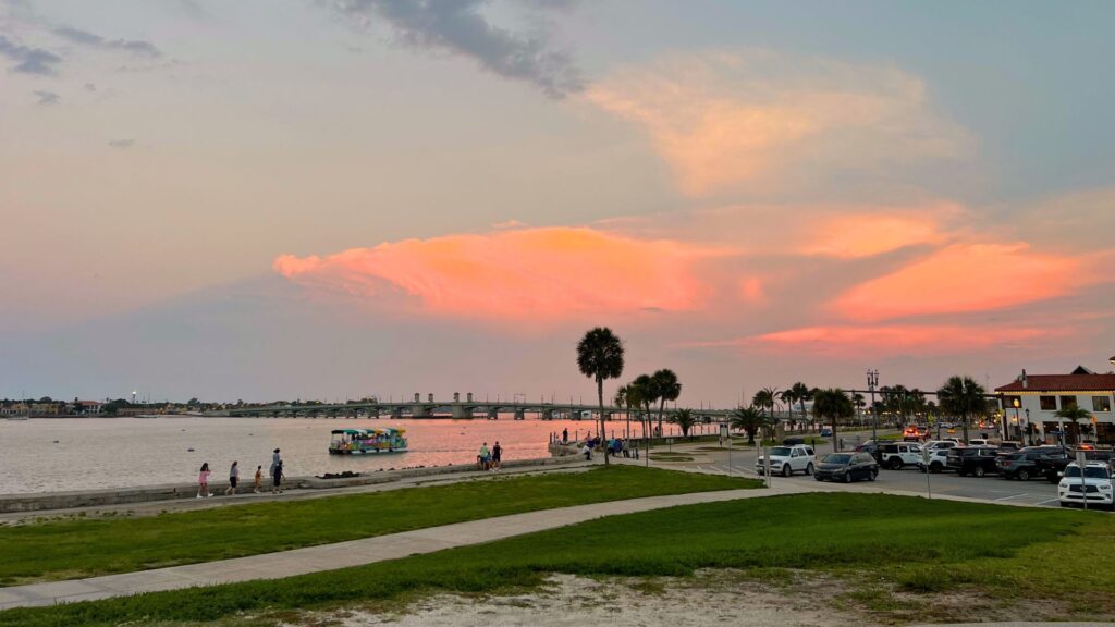 Sunset in St Augustine Florida