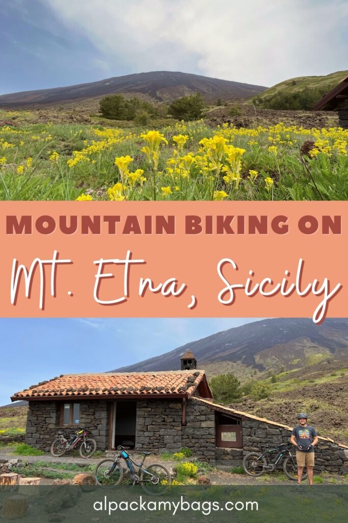 best mountain biking tour mt etna pin