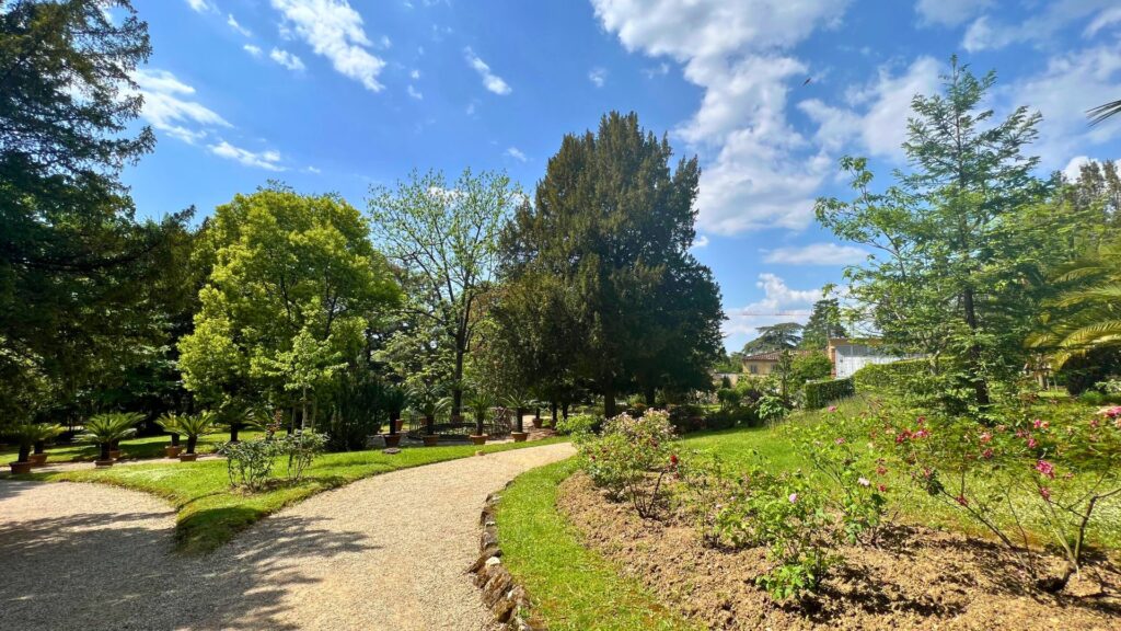 Boboli Gardens Path in Florence Italy