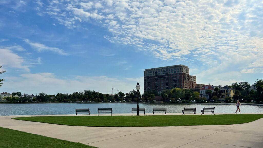 Colonial Lake in Charleston South Carolina