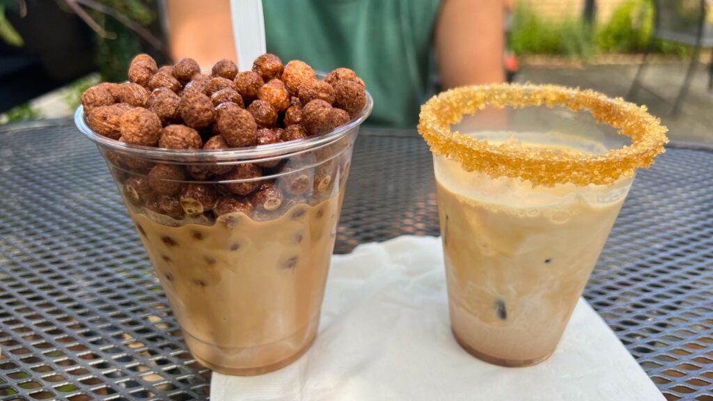 Iced Coffees from a Charleston Cafe