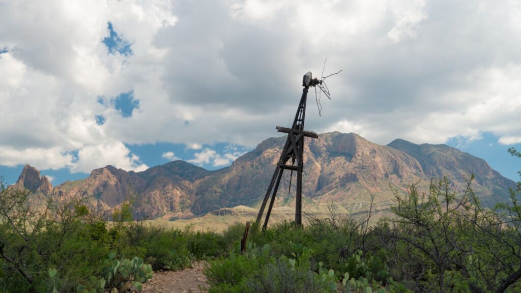 Old Windmill in Big Bend National Park