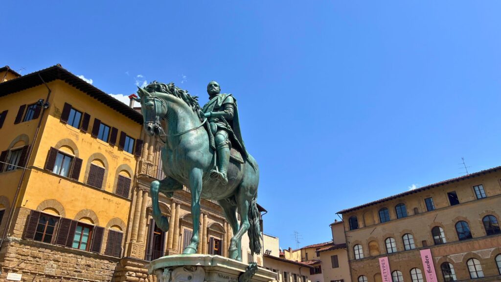 Palazzo Vecchio Statue Florence Italy