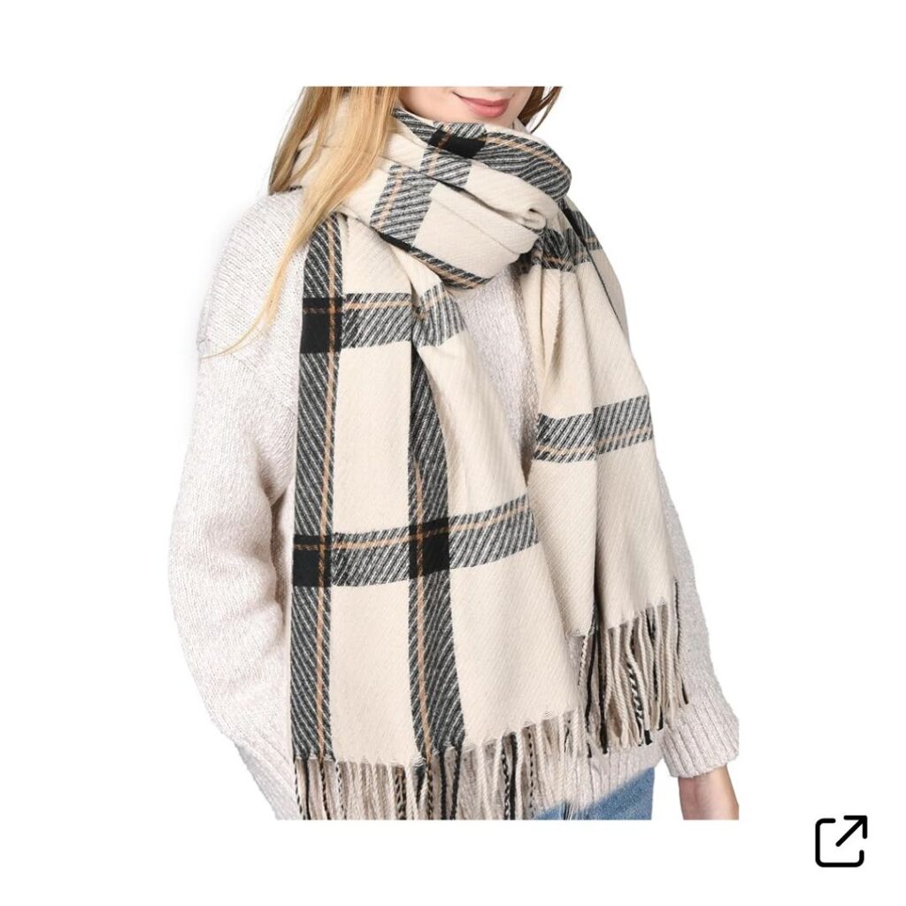 Plaid Winter Scarf