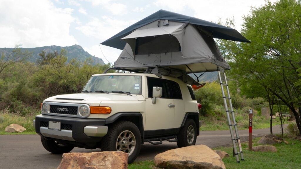 Rooftop Tent Camping at Big Bend National Park