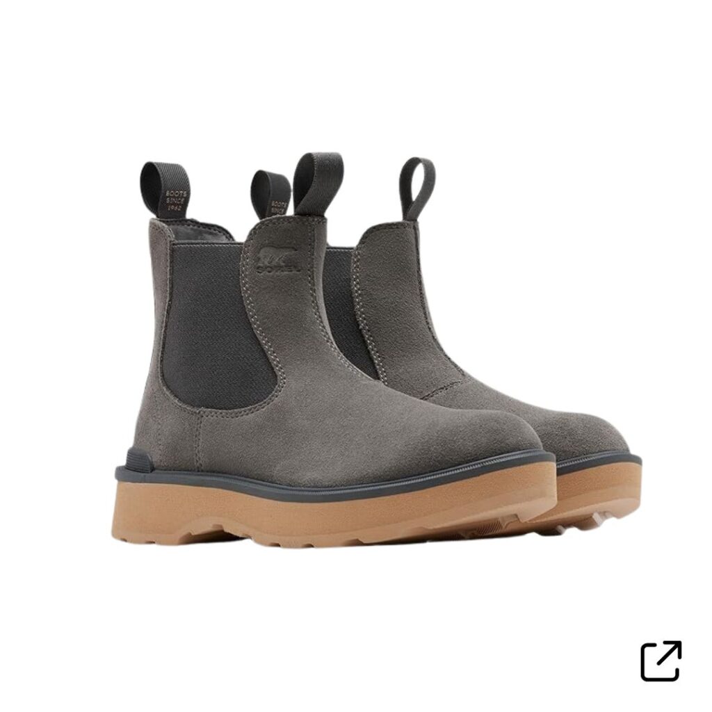 Sorel Womens Leather Chelsea Boots