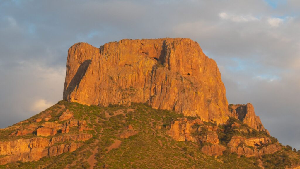 Sunset on the mesa in Big Bend National Park