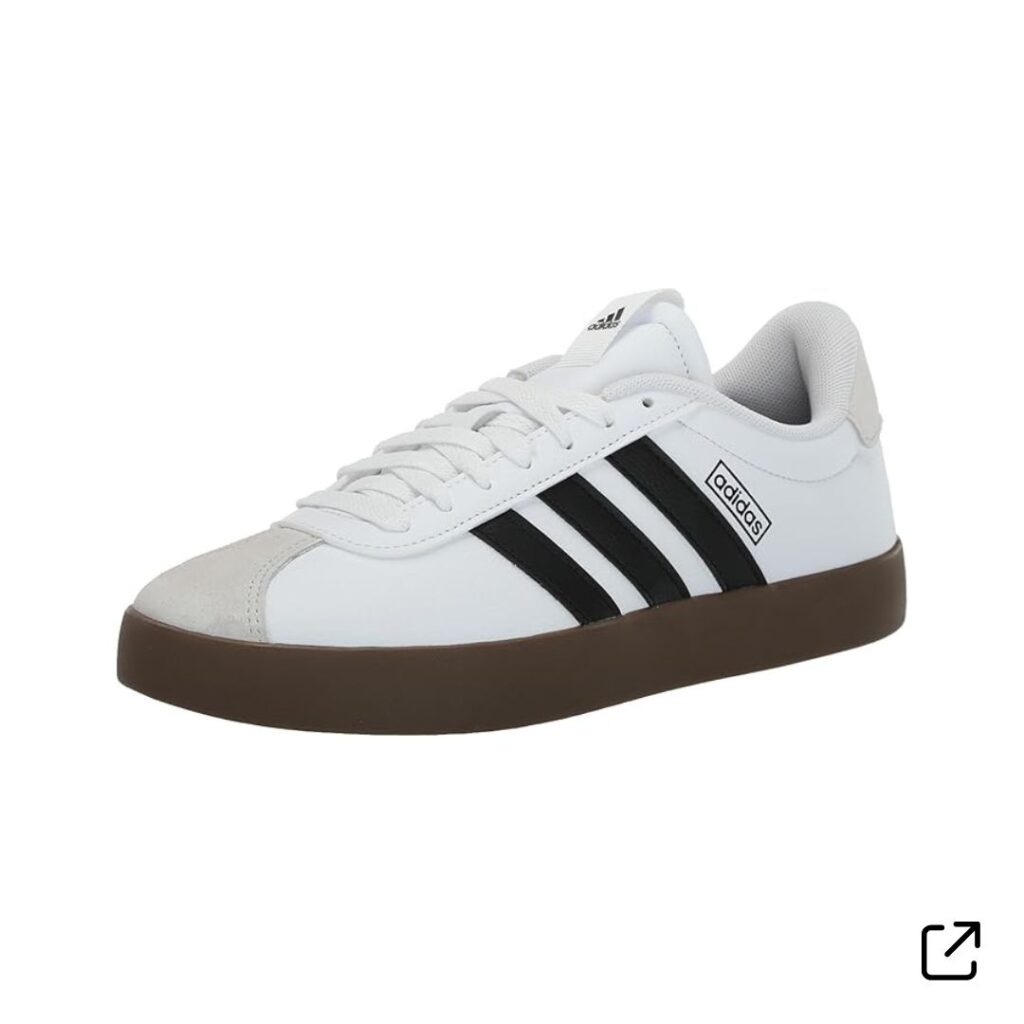 Womens Adidas Black and White Sneakers